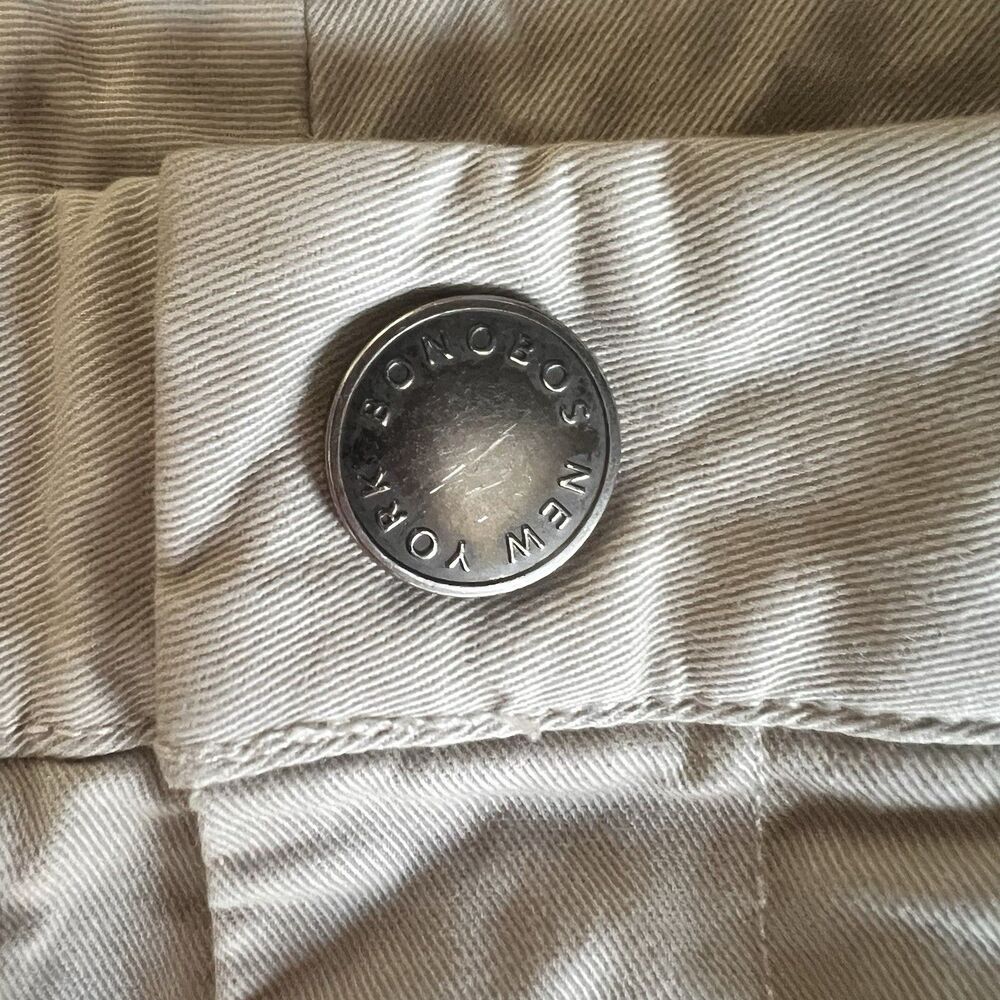 Bonobos Pants Mens 30x28 Slim Fit Chino Pants Tan Stretchy‎ Pockets Khaki Career - Picture 2 of 6